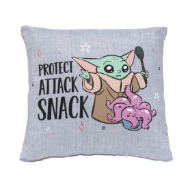 Almofada Decorativa 43X43cm Disney - Baby Yoda Fofo