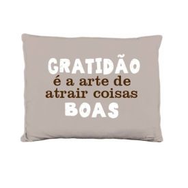 Almofada Decorativa 100% Poliéster Funny Havan Casa - Gratidão