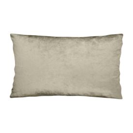 Almofada Para Sofá 30X50 Cm Veludo Italiano Havan Casa - Champagne