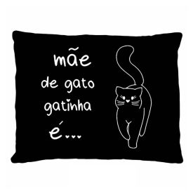 Almofada Funny 35X45 cm Animais Havan Casa - Preto Mãe