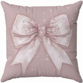 Almofada Veludo 48X48 Cm Estampada Havan Casa - Laço