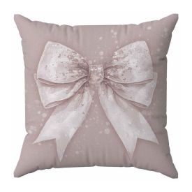 Almofada Veludo 48X48cm Estampada Havan Casa - Laço