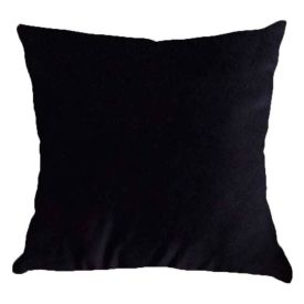 Almofada Veludo 48X48cm Liso Havan Casa - Preto