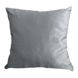 Almofada Veludo 48X48cm Liso Havan Casa - Cinza