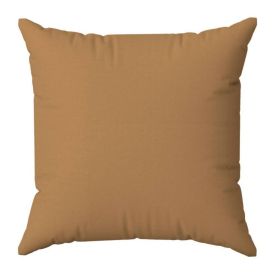 Almofada Veludo 50X50 cm Liso Havan Casa - Mostarda