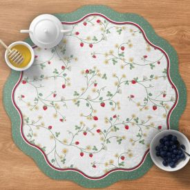 Fundo De Prato Viena 40 Cm Havan Casa - Morangos