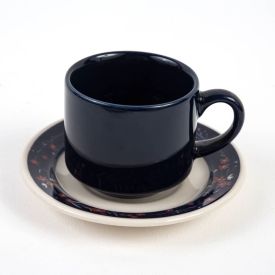 Aparelho De Jantar Donna Lizzie Havan Casa 20 Peças - Azul e Vermelho