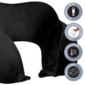 Apoio De Pescoço Para Viagem Premium Iii Nap - Preto
