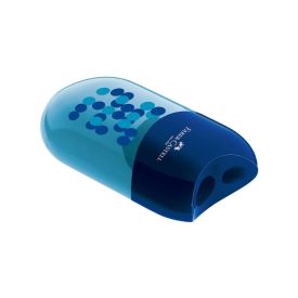 Apontador Duplo com Depósito Two Tone Faber-Castell - Sortido