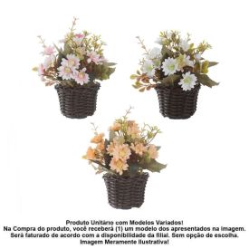 Arranjo Margarida Florarte 20 cm - Sortido