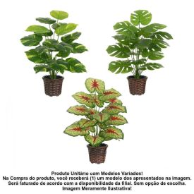 Arranjo Plantas 65Cm Florarte - Sortido