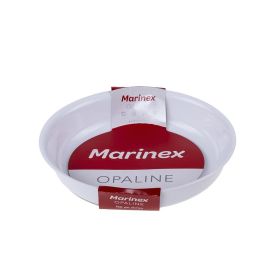 Assadeira Redonda Opaline 2 Litros Marinex - Branco