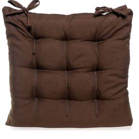 Assento Futton 40X40 cm Liso Oxford Havan Casa - Marrom