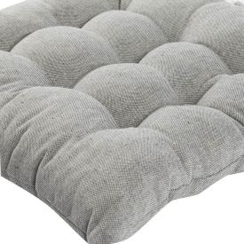 Assento Futton 40X40cm Havan Casa - Cinza Prata