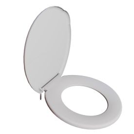 Assento Sanitário Almofadado Slim - Branco