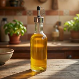 Azeiteiro Bico com Tampa Havan Casa 250Ml - Transparente