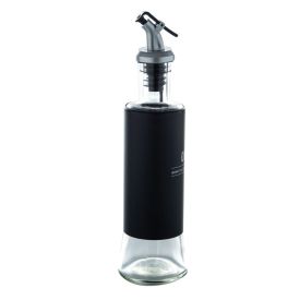Azeiteiro De Vidro Manhattan Hauskraft 310Ml - Preto e Transparente