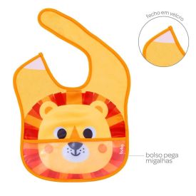 Babador Infantil Com Bolso Bubazoo Buba - Leao