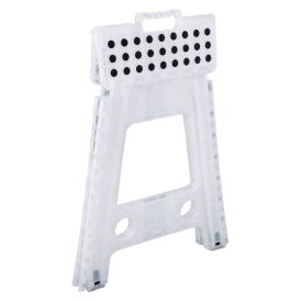 Banqueta De Plástico Kala 45Cm Dobrável - Transparente