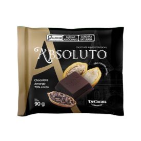 Barra De Chocolate Amargo 70% Cacau Decacau - 90g