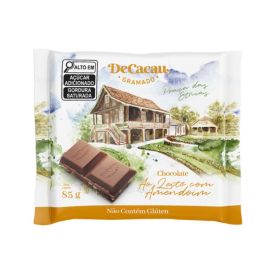 Barra De Chocolate Ao Leite Com Amendoim Decacau - 85g