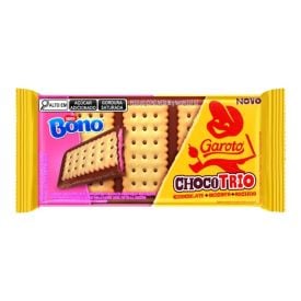 Barra De Chocolate Chocotrio Com Recheio Bono Garoto - 90g