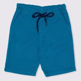 Bermuda 1 a 3 anos Infantil Sarja Jogger Yoyo Kids Azul