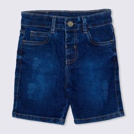 Bermuda 1 a 3 anos Jeans + Puídos Yoyo Kids Jeans