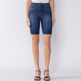 Bermuda Feminina Jeans Ciclista Patricia Foster