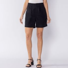 Bermuda Feminina De Alfaiataria Patricia Foster Preto