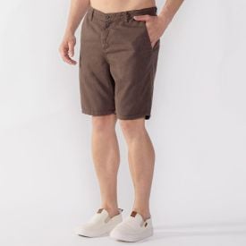 Bermuda Masculina Alfaiataria Sarja Marc Alain