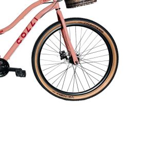 Bicicleta Colli Aro 29 Viena 21V Com Cesta