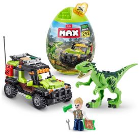 Bloco De Construção Max Dino Adventure Egg 252 Peças Candide - 25003