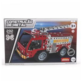 Bloco De Montar Bombeiro 292 Peças Havan Toys - HBR0806