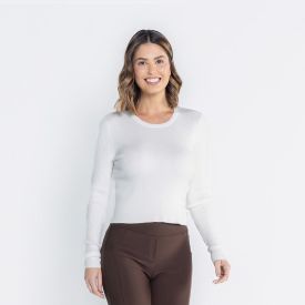 Blusa Feminina Manga Longa Canelada Boby Blues