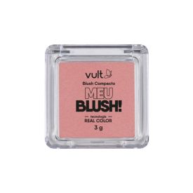 Blush Compacto Meu Blush! Rosa Perolado Vult 3G - Meu Blush! Rosa Perolado