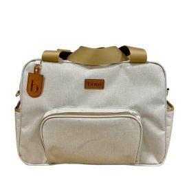 Bolsa de Bebê Linho Boni - Creme