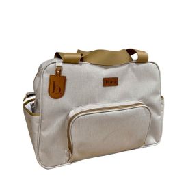 Bolsa de Bebê Linho Boni - Creme