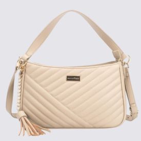 Bolsa Feminina Matelassê Média Macadamia - Caramelo U