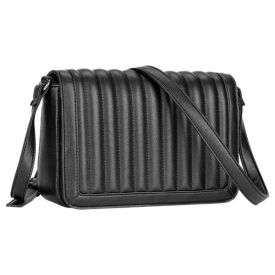 Bolsa Feminina Transversal Matelassê Alice Palucci - Preto