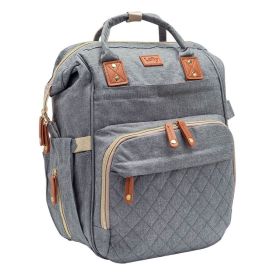 Bolsa Mochila Maternity Lolly - Cinza