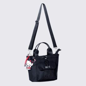 Bolsa Tiracolo Hello Kitty Sanrio - Preto