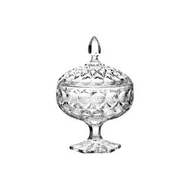 Bomboniere Com Pé Angélica Hauskraft 24 Cm - Transparente