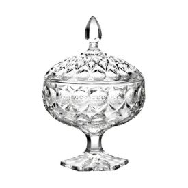 Bomboniere com Pé Angélica Hauskraft 24Cm - Transparente