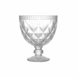 Bomboniere com Pé Diamante Lyor 28Cm - Transparente