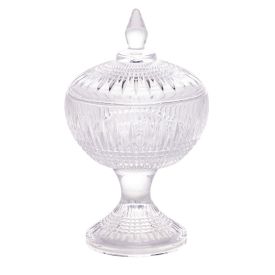 Bomboniere Cristal Com Pé Queen - Wolff