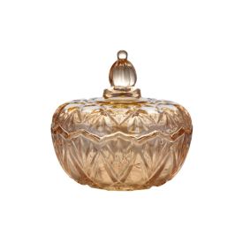 Bomboniere De Vidro Madri Inga 700Ml - Gold