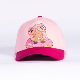 Boné Infantil Menina 4 a 10 Anos Capivara Marmelada - Pink