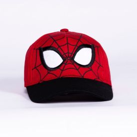 Boné Infantil Menino 4 a 10 Anos Homem-Aranha Marvel - Vermelho