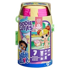 Boneca Baby Alive Foodie Cuties Bottle Hasbro Com 7 Surpresas - Sortido